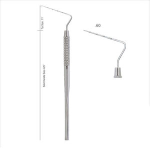 Sondas Dentales Profesionales de un Solo Extremo, Instrumento Dental de Acero Inoxidable Alemán, Instrumentos de Obturación, Escalador Periodontal Manual - Product Image 1
