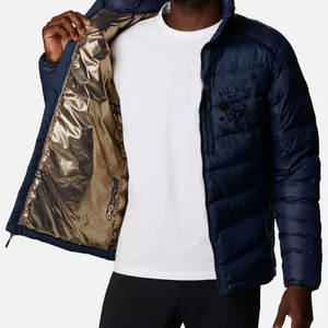 Chaqueta de burbujas personalizada de invierno para hombre, Abrigo acolchado, abrigo de burbujas con capucha y cremallera ligera de alta calidad, chaqueta de invierno para hombre para niños - Product Image 5