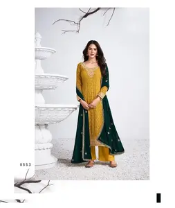 Vestido de material salwar kameez, traje dupatta Surat, venta al por mayor, ropa india, patiyala, punjabi, fabricante de trajes