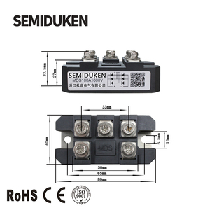 MDS100A1200V migliore qualità piastra di rame trifase diodo raddrizzatore <span class=keywords><strong>ponte</strong></span> MDS100A1600V trifase raddrizzatore MDS100-16 <span class=keywords><strong>ponte</strong></span> - Product Image 4