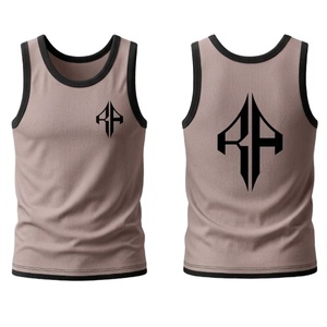 Débardeur pour homme en coton 100% imprimé avec un design personnalisé, de qualité supérieure, par RIVIAN ATLANTIC - Product Image 1