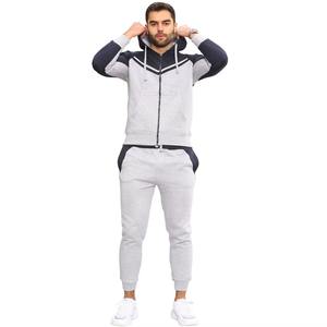 Ensemble pantalon de survêtement et sweat à capuche en coton épais et avec strass sweats à capuche zippés grande taille personnalisés sweats à capuche pour hommes - Product Image 4