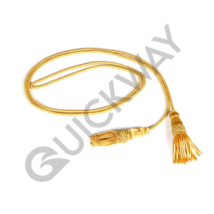 Accesorio de Vestimenta para Sacerdotes, Borlas de Oro de Lujo y Cordón de Cinturón Hecho a Mano - Product Image 4
