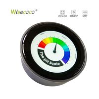 Pantalla Inteligente Redonda de 1.28" 240*240 con Puerto Serie UART, Placa de Desarrollo Compatible con Wifi, Módulo LCD TFT IPS Azul, Pantalla Circular con Perilla