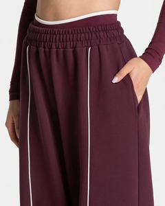 Pantalon pour femme de qualité supérieure, respirant, uni, taille élastique, devant plat, été, nouvelle mode, vente chaude, streetwear - Product Image 5