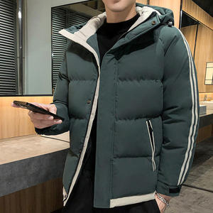 Chaqueta de Plumón para Hombre, para Actividades al Aire Libre, con Capucha, Abrigo de Invierno para Senderismo y Camping, Acolchada, Impermeable, Cortavientos, Cálida - Product Image 3