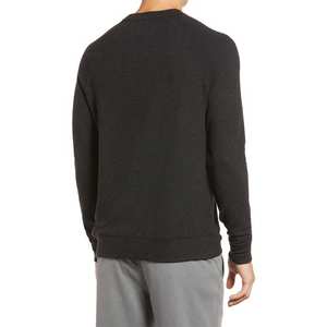 Sudadera de manga larga para hombre personalizada de fábrica directa de cuello redondo talla grande térmico 100% algodón OEM personalizado - Product Image 4