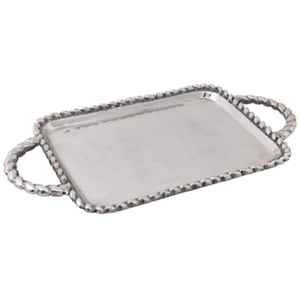 Bandeja Rectangular Multifuncional de Aluminio Hecha a Mano con Diseño Industrial Personalizado para Navidad - Accesorios de Cocina - Product Image 2