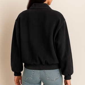 Chaqueta de Cuero de Gamuza Vintage para Mujer, con Detalles de Botones, Cortavientos, Estilo Clásico Retro para Otoño/Invierno, Abrigo Suave, Cómodo y Cálido - Product Image 5