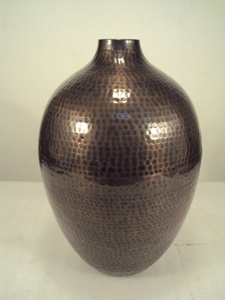 Vase bouteille en aluminium métallique pour intérieur et extérieur - Product Image 6