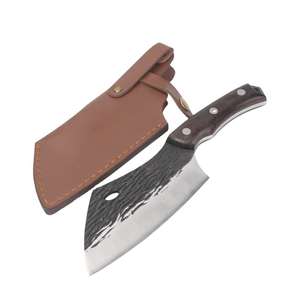 มีดทำครัวสแตนเลสพร้อมปลอกหนัง - Product Image 1