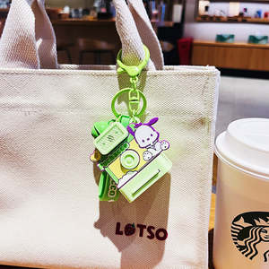 Porte-clés autocollant en acrylique SnapCartoon, style dessin animé, avec photos flash et pop-up pour cadeaux promotionnels ! - Product Image 3