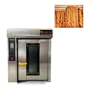 Commercial Automatic Rotary Oven <b>8</b>-Trays Commercial Pizza Oven With Altuntop Trolley Iso Certificate Commercial Baking Oven - Product Image 1