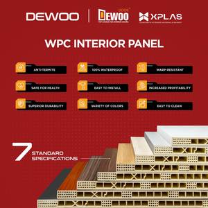 แผ่นไม้พลาสติกคอมโพสิตแผงประตูใบไม้กันน้ำกันปลวก740 836ขนาด930มม. สำหรับห้องนอนห้องน้ำ - Product Image 4