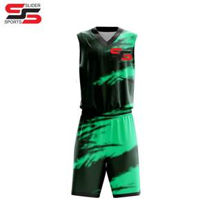 Uniforme de baloncesto de calidad superior con el mejor diseño personalizado 2025, uniforme de baloncesto con nombre de equipo personalizado de secado rápido - Product Image 4