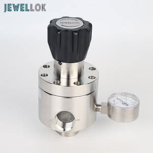 Regulador de presión de montaje en panel y línea de aire neumático automático de baja presión de nitrógeno SS316L de pureza ultraalta - Product Image 3