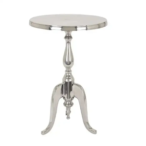 Mesa auxiliar sólida moderna para sala de estar Adorable diseño elegante nuevo patrón de mesa Centro de artesanía Mesa de muebles - Product Image 6