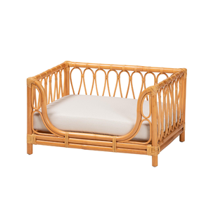 Wholesale High Quality <b>Rattan</b> Pet Dog <b>Beds</b> with Soft Cushion Handwicker Pets Toys and Accessories From Vietnam - Product Image 4