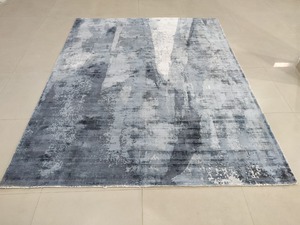 พรมขนสัตว์แจ็คการ์ดงานแฮนด์เมดขนาดใหญ่หรูหราทันสมัยพรมปูพื้นสำหรับตกแต่งบ้านห้องนั่งเล่นกันรอยเปื้อน - Product Image 4