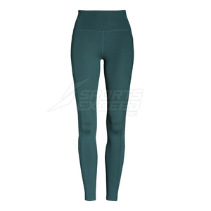 Leggings de Yoga de Fabricación Profesional, Pantalones Sólidos para Mujer de la Mejor Calidad, Transpirables, Cintura Elástica, Largo Completo, Spandex/Poliéster - Product Image 1