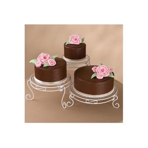 Aluminium Hammered Cake Stand With Wooden Base Premium Quality Restaurant Tableware <b>Dessert</b> Cake Server - Product Image 5