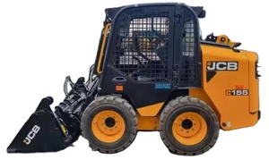 Minicargadora JCB 155 usada, puerta lateral, rueda 4x4, MINICARGADORA frontal de segunda mano a la venta, los componentes del núcleo incluyen el motor Enerpac - Product Image 6