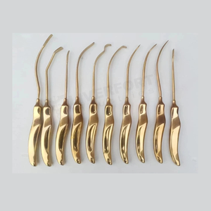 Instrumentos de Cirugía Plástica de Alta Calidad para Lifting de Cejas y Lifting Facial, Juego de Elevadores de Cuero Cabelludo, 10 Piezas, Acero Inoxidable, Herramientas Quirúrgicas Reutilizables, CE - Product Image 1