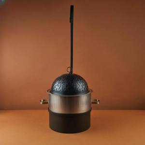 Cazuela en Oriente Medio, tapa de caligrafía árabe con soporte, soporte para tapa, elegante Hotpot, Ramadán, calentador de alimentos especial, servidor de Buffet - Product Image 4