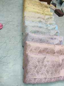 Elegant Silk-Like High-Density Jacquard Brocade Fabric Printed Paisley Floral Designs for Dress and Fashion Apparel Upholstery - Product Image 5