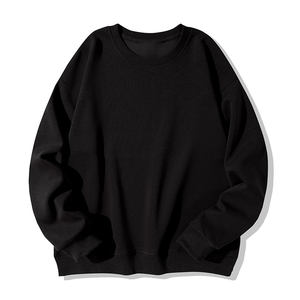 Logo de broderie personnalisé oem 300g sweat-shirt unisexe en coton à manches longues et col rond pour hommes pour le printemps et l'automne - Product Image 3
