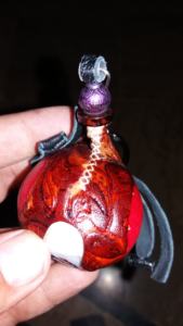 Porte-clés en forme de capuche de fauconnerie porte-clés en cuir avec chaîne en acier inoxydable à anneau robuste - Product Image 3