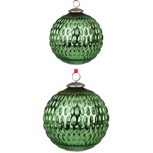 Bola de decoración navideña de Metal verde lujosa a precio de fábrica directo, árbol de Navidad decorativo colgante de alta calidad para el hogar, regalo de vacaciones - Product Image 5