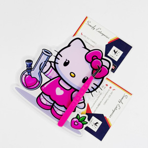 Paleta de Pestañas Acrílica Personalizada de Hello Kitty con Forma de Corazón y Diseño Floral, Herramientas Ecológicas para Extensión de Pestañas, Color Personalizado - Product Image 4