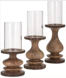Bougeoir en bois de qualité supérieure Offre Spéciale pour la maison et l'hôtel éclairage de table de noël support décoratif prix de gros - Product Image 1
