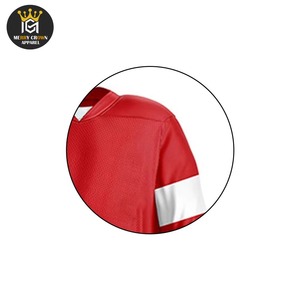 Custom Comfortable Mesh Ice Hockey Jersey <b>Set</b> Men's Sportswear Tops and Tracksuit Uniform - Product Image 4