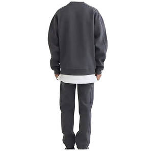 Ensemble de survêtements à col rond de haute qualité pour hommes style pull-over à l'avant survêtement d'hiver Logo Prix de gros Fabriqué au Pakistan - Product Image 6