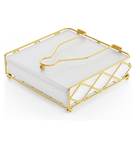 Brass Tissue Stand Classic Design <b>Wedding</b> <b>Table</b> Decoration <b>Table</b> New Arrival And Decorative Napkin Stand - Product Image 1