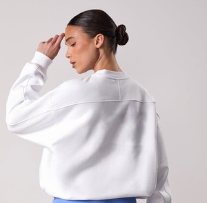 Ropa de invierno Pull over algodón/poliéster sudadera de gran tamaño para mujer ropa transpirable correr gimnasio ropa sudadera - Product Image 6