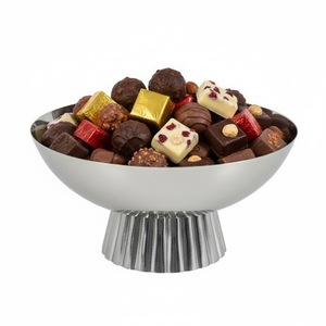 Bol à chocolat de table design fabuleux, bol en métal argenté vintage décoratif pour les occasions spéciales au prix le plus bas - Product Image 6