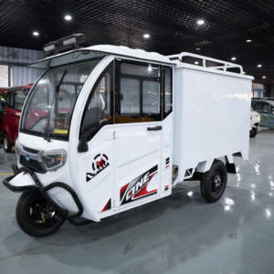 Electric Tricycle with Cab High Payload & Speed for Efficient <b>Transportation</b> - Product Image 1