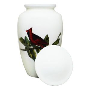 โกศบรรจุอัฐิรูปนกฮัมมิงเบิร์ดสีแดง สไตล์อเมริกัน ขนาด 220 คิวบิกอินช์ เป็นมิตรกับสิ่งแวดล้อม ทนทาน ดีไซน์ปรับแต่งได้ - Product Image 6