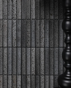 Anh em đá thiết kế hiện đại màu đen travertine rãnh đá cẩm thạch Gạch <span class=keywords><strong>Mosaic</strong></span> 3D đá tự nhiên cho trang trí nội thất - Product Image 2