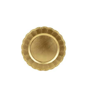 Assiette de service en laiton martelé vaisselle et assiettes en métal plats et assiettes modernes personnalisés et produit Offre Spéciale - Product Image 3