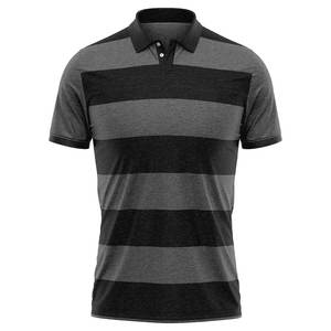 Fabricante de polos, camiseta informal de manga corta para hombre, polos de tela de piqué de algodón transpirable, ropa personalizada con logotipo - Product Image 1