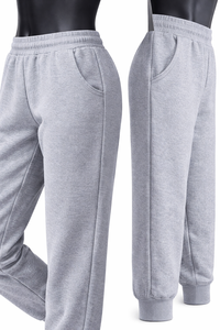 Pantalones de chándal de forro polar de cintura alta personalizados para mujer, con cintura elástica y dobladillo con puños, pantalones suaves para correr, ropa de descanso, venta al por mayor OEM - Product Image 6