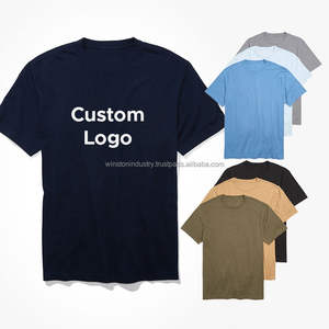 Camiseta para hombre con logotipo personalizado al por mayor 100% algodón/bambú/fibra liso informal con sublimación para camiseta para hombre - Product Image 5