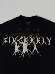 เสื้อยืดวินเทจพิมพ์ลายพัฟฟ์สำหรับผู้ชายเสื้อผ้าแนวสตรีทโอเวอร์ไซส์ผ้าคอตตอนขนาดใหญ่พิมพ์ลายแบบกำหนดเอง - Product Image 5