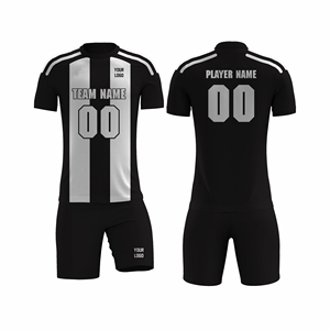 Uniforme de football personnalisé de haute qualité 100% Polyester séchage rapide respirant transfert de chaleur imprimé Service OEM disponible 2025 tendance - Product Image 1