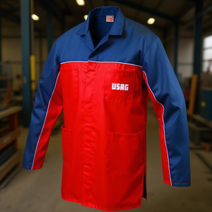 Delantal de Seguridad Rojo-Azul para Mayor Visibilidad - Product Image 3