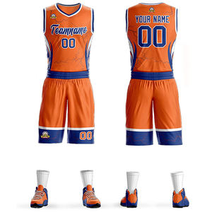 Uniforme de baloncesto 100% poliéster, original, a la moda, transpirable, para hombre. - Product Image 1